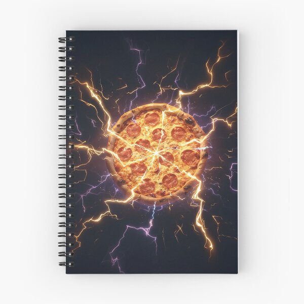 Item preview, Thunderstorm Powered Pizza Slice designed and sold by Christian Weiss.