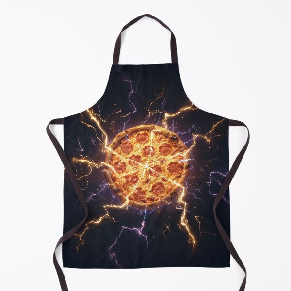 Item preview, Thunderstorm Powered Pizza Slice designed and sold by Christian Weiss.