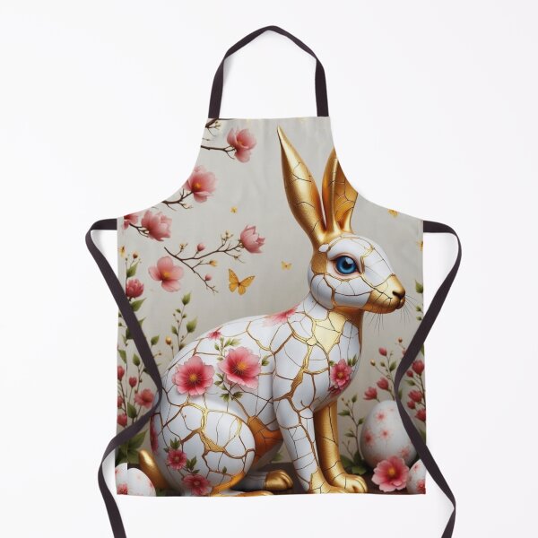 Artikelvorschau, Osterhase aus Porzellan mit Eiern, Osterdeko, Tier-Wanddeko, Kinderzimmerdekoration, Oster-Bastelideen entworfen und verkauft von Coolparrotgirl.