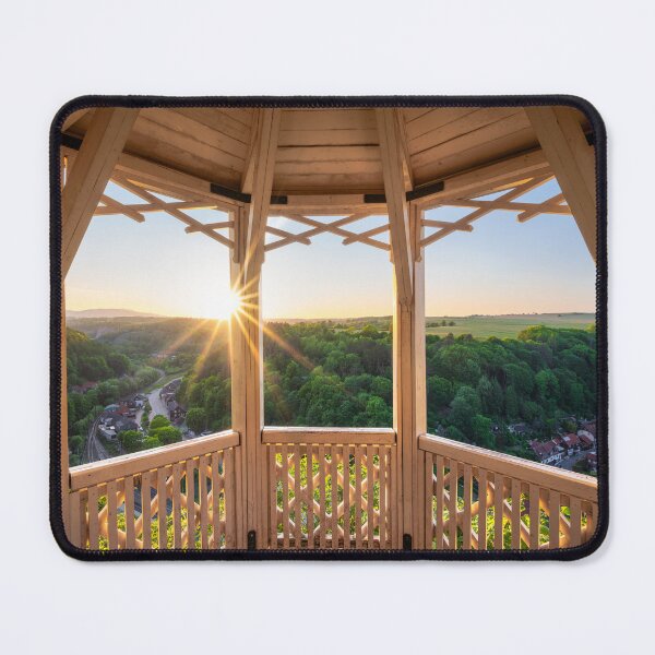 Item preview, Pavillon Hoher Kleef in Harz, Germany at sunset designed and sold by Michael Abid.