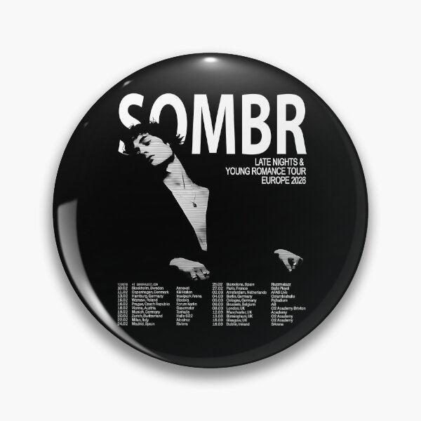 Item preview, Sombr Europe Tour 2026 designed and sold by Yebulla.