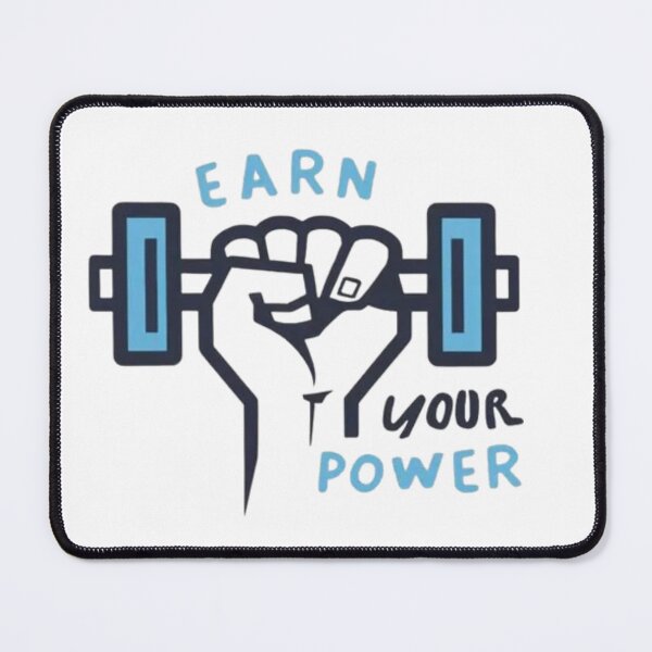 Item preview, Earn Your Power Gym Shirt – Fitness Gift for Lifters designed and sold by IronVersDesign.