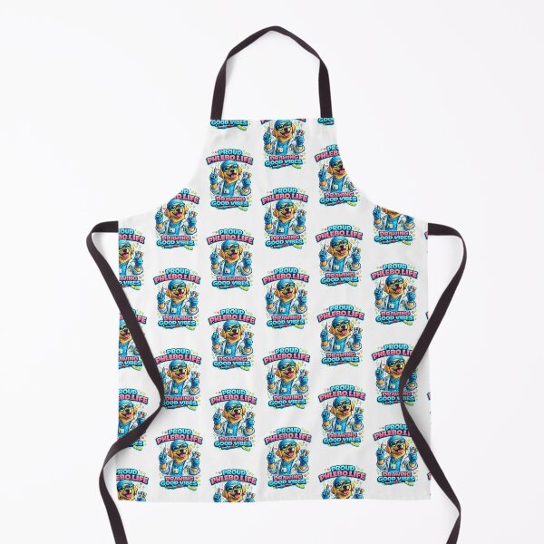 Item preview, Proud Phlebo Life Drawing Good Vibes – Cute Dog Phlebotomist Design designed and sold by ClinicalHubs.