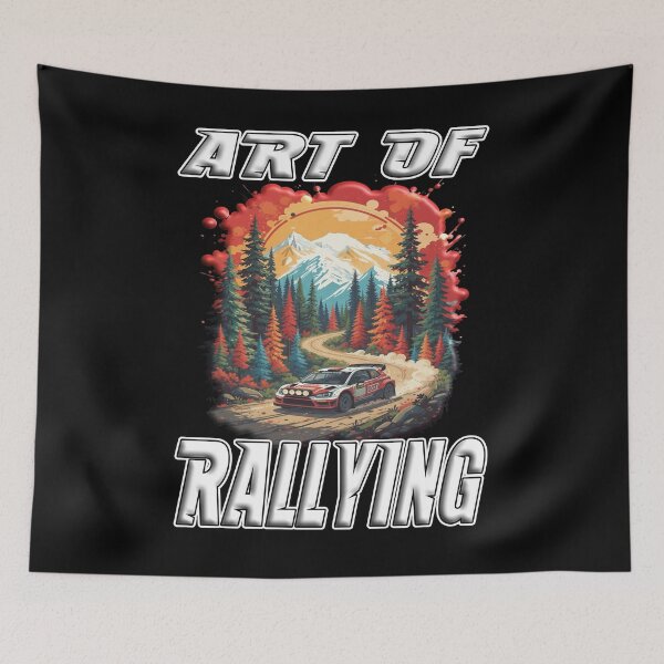 Item preview, Art Of Rallying Rally Car Racing Motorsport Mountain Forest Dirt Road Race designed and sold by Jt41.