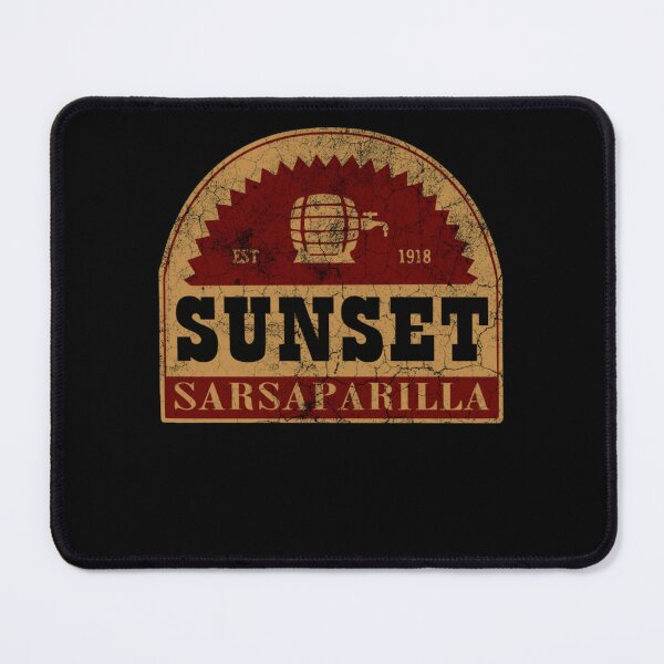 Item preview, Sunset Sarsaparilla distressed logo designed and sold by ichourshop.