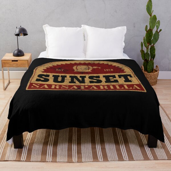 Item preview, Sunset Sarsaparilla distressed logo designed and sold by ichourshop.
