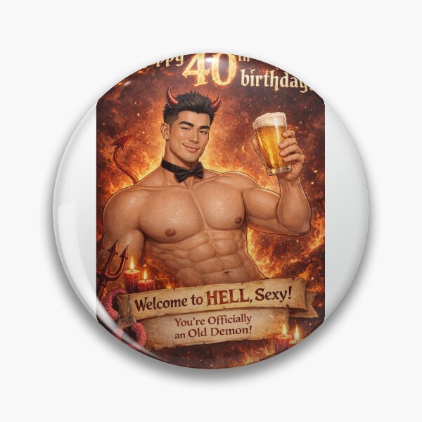 Item preview, Happy 40th Birthday Welcome to Hell Sexy Devil designed and sold by Aryabek.