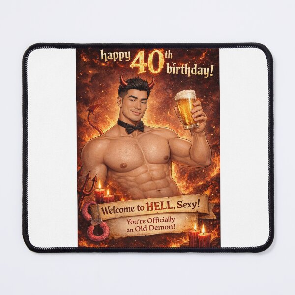 Item preview, Happy 40th Birthday Welcome to Hell Sexy Devil designed and sold by Aryabek.