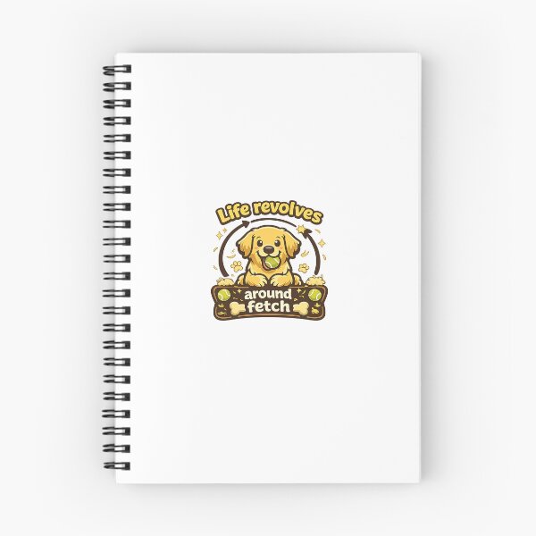 Item preview, Life Revolves Around Fetch Golden Retriever Gift designed and sold by WildVista.