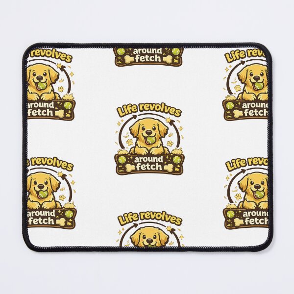 Item preview, Life Revolves Around Fetch Golden Retriever Gift designed and sold by WildVista.