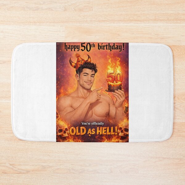 Item preview, Happy 50th Birthday Old as Hell Funny 50th designed and sold by Aryabek.