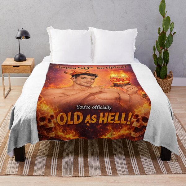 Item preview, Happy 50th Birthday Old as Hell Funny 50th designed and sold by Aryabek.