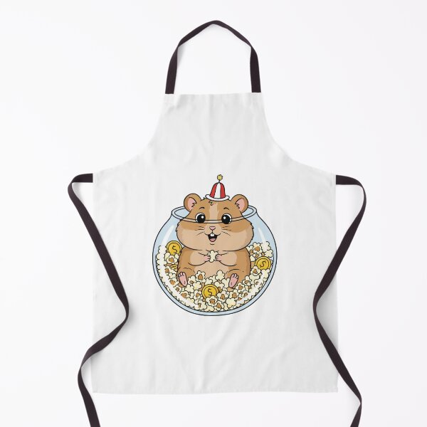 Item preview, Rich Hamster Eating Popcorn in Money Bowl designed and sold by mkilpt.