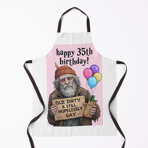 Item preview, Happy 35th Birthday Old Dirty and Hopelessly Gay designed and sold by Aryabek.