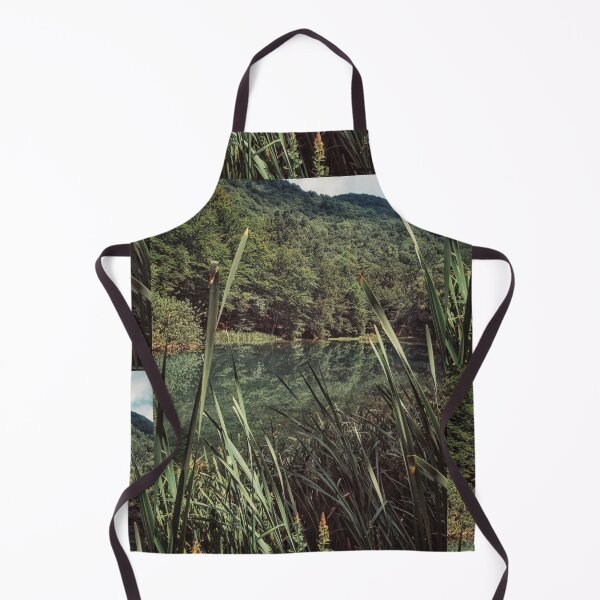 Item preview, Hidden Mountain Lake | Emerald Forest Reflection | Serene Wild Nature Photography designed and sold by SergioMiklos.