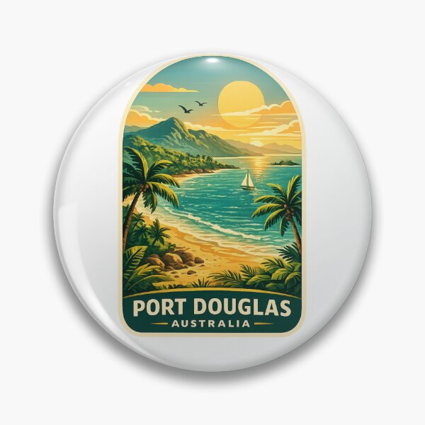 Item preview, Port Douglas Queensland Australia Four Mile Beach Coral Sea Daintree Rainforest Great Barrier Reef Sunset designed and sold by Aryabek.