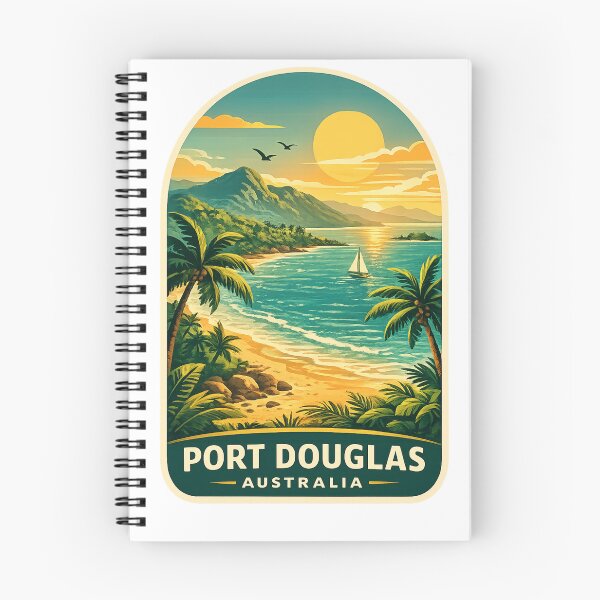 Item preview, Port Douglas Queensland Australia Four Mile Beach Coral Sea Daintree Rainforest Great Barrier Reef Sunset designed and sold by Aryabek.