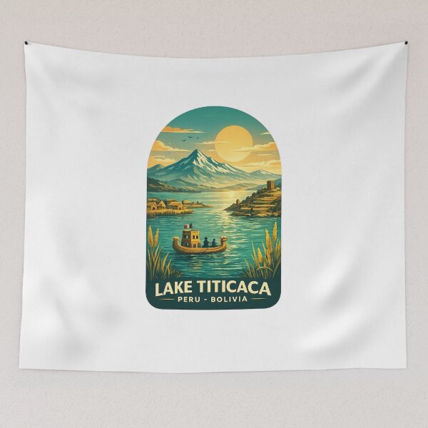 Item preview, Lake Titicaca Peru Bolivia Andes Mountains Uros Islands Isla del Sol Puno Copacabana designed and sold by Aryabek.