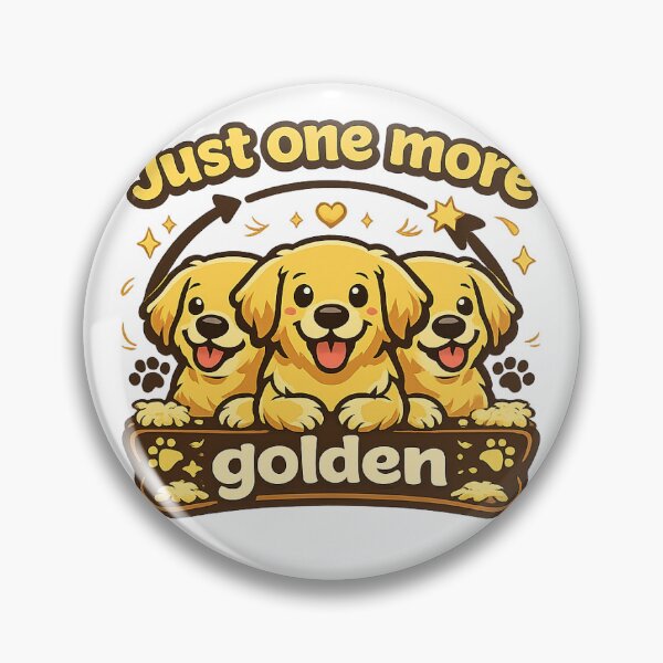Item preview, Just One More Golden Golden Retriever Gift designed and sold by WildVista.
