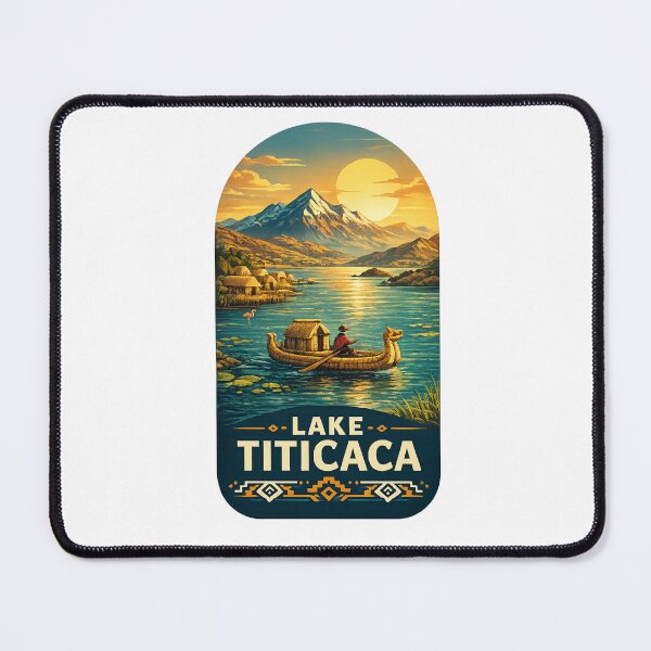 Item preview, Lake Titicaca Peru Bolivia Andes Altiplano Uros Reed Boats Isla del Sol Golden Sunset designed and sold by Aryabek.