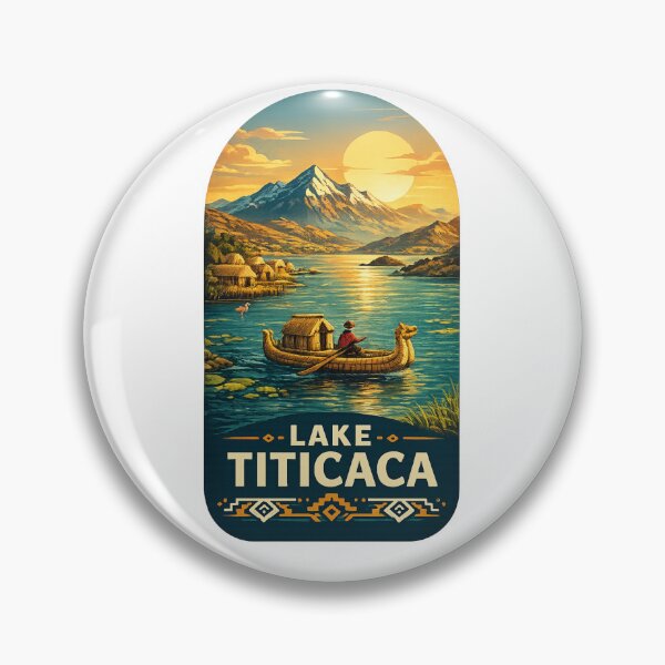 Item preview, Lake Titicaca Peru Bolivia Andes Altiplano Uros Reed Boats Isla del Sol Golden Sunset designed and sold by Aryabek.