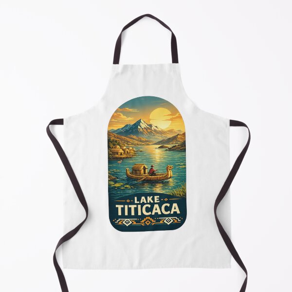 Item preview, Lake Titicaca Peru Bolivia Andes Altiplano Uros Reed Boats Isla del Sol Golden Sunset designed and sold by Aryabek.