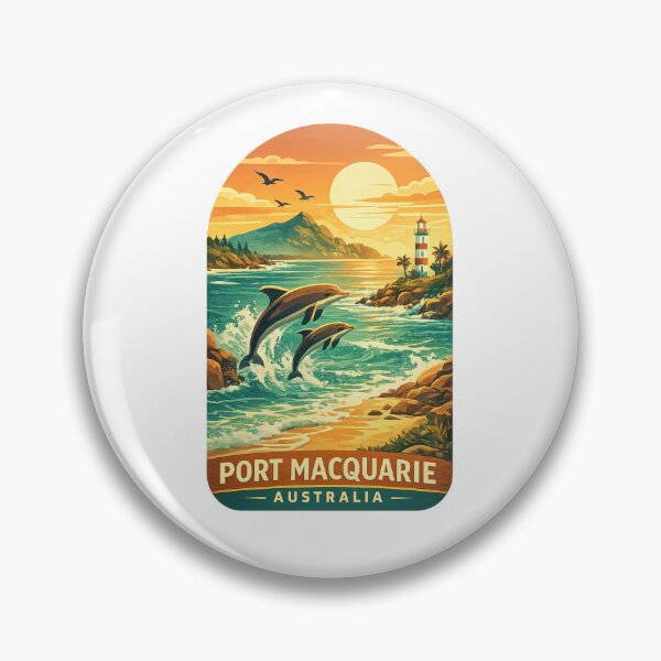Item preview, Port Macquarie New South Wales Australia Tacking Point Lighthouse Pacific Ocean Dolphin Coast designed and sold by Aryabek.