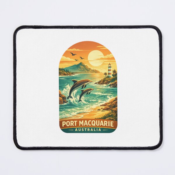 Item preview, Port Macquarie New South Wales Australia Tacking Point Lighthouse Pacific Ocean Dolphin Coast designed and sold by Aryabek.