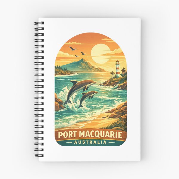 Item preview, Port Macquarie New South Wales Australia Tacking Point Lighthouse Pacific Ocean Dolphin Coast designed and sold by Aryabek.