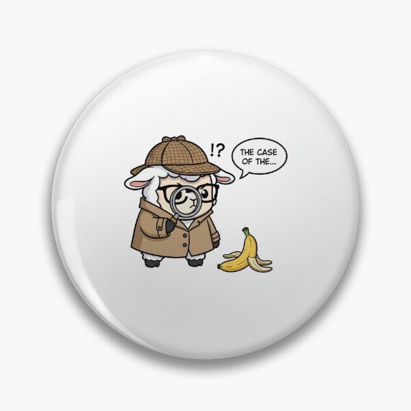 Item preview, Sherlock Sheep Detective Banana Case designed and sold by mkilpt.