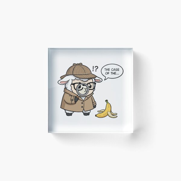 Item preview, Sherlock Sheep Detective Banana Case designed and sold by mkilpt.