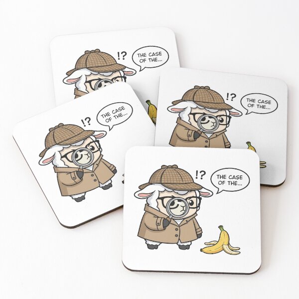 Item preview, Sherlock Sheep Detective Banana Case designed and sold by mkilpt.