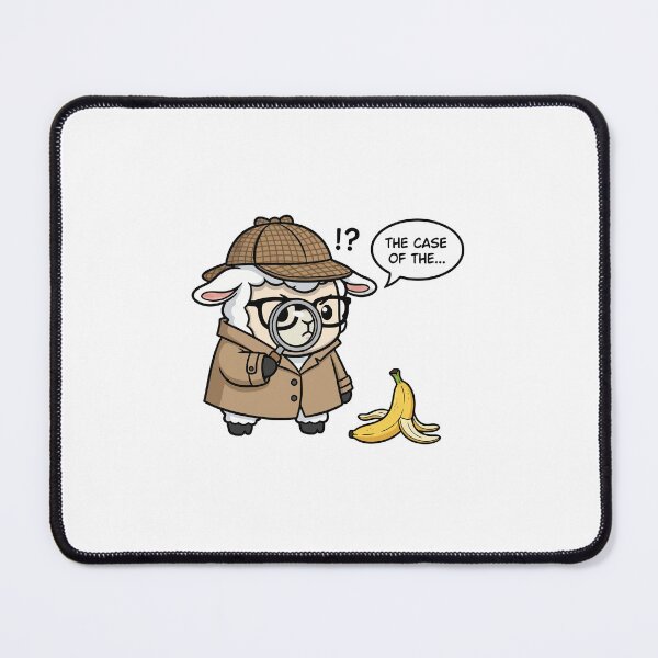 Item preview, Sherlock Sheep Detective Banana Case designed and sold by mkilpt.