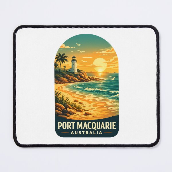 Item preview, Port Macquarie New South Wales Tacking Point Lighthouse Hastings River Pacific Coast Sunset designed and sold by Aryabek.