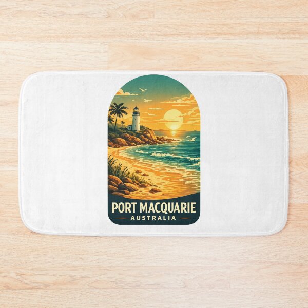 Item preview, Port Macquarie New South Wales Tacking Point Lighthouse Hastings River Pacific Coast Sunset designed and sold by Aryabek.