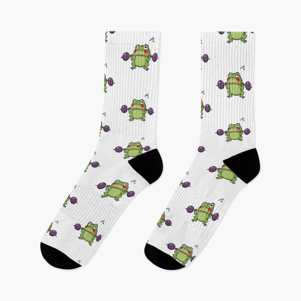 Item preview, Funny Frog Lifting Grape Barbell Gym designed and sold by mkilpt.