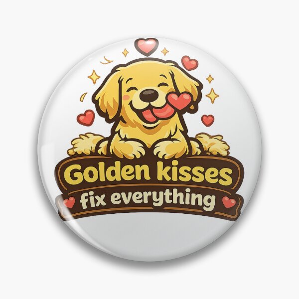 Item preview, Golden Kisses Fix Everything Golden Retriever Gift designed and sold by WildVista.