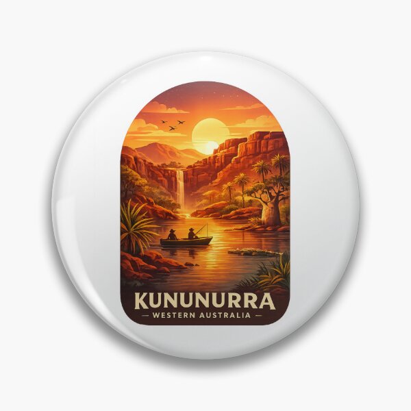 Item preview, Kununurra Western Australia Kimberley Ord River Lake Argyle Purnululu National Park Sunset designed and sold by Aryabek.