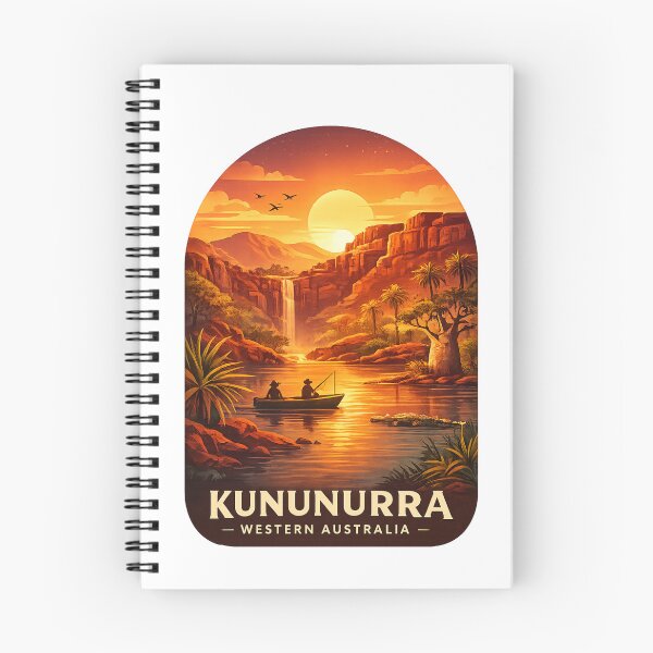 Item preview, Kununurra Western Australia Kimberley Ord River Lake Argyle Purnululu National Park Sunset designed and sold by Aryabek.
