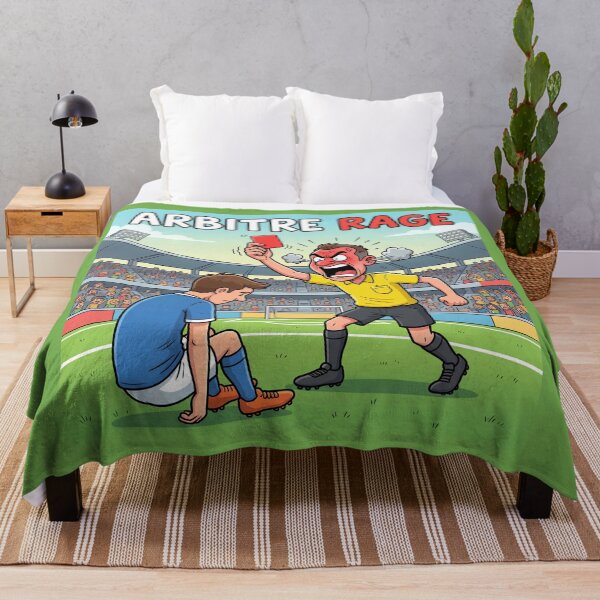 Item preview, Angry Referee – Red Card and Furious Officiating | Football Humor designed and sold by WordPlayStudio.