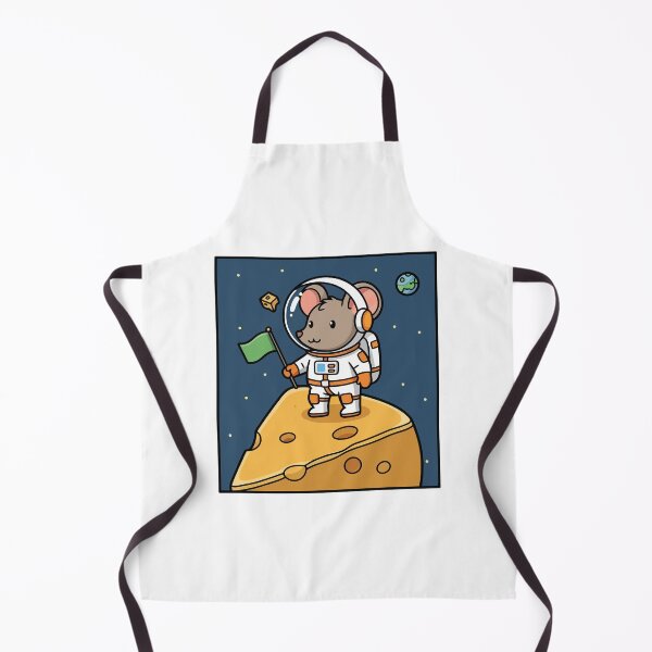 Item preview, Astronaut Mouse Landing on Cheese Moon designed and sold by mkilpt.
