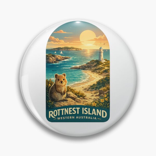 Item preview, Rottnest Island Western Australia Wadjemup Indian Ocean Bathurst Lighthouse Thomson Bay designed and sold by Aryabek.