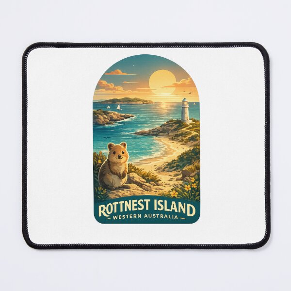 Item preview, Rottnest Island Western Australia Wadjemup Indian Ocean Bathurst Lighthouse Thomson Bay designed and sold by Aryabek.