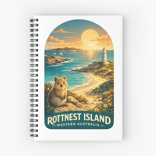 Item preview, Rottnest Island Western Australia Wadjemup Indian Ocean Bathurst Lighthouse Thomson Bay designed and sold by Aryabek.