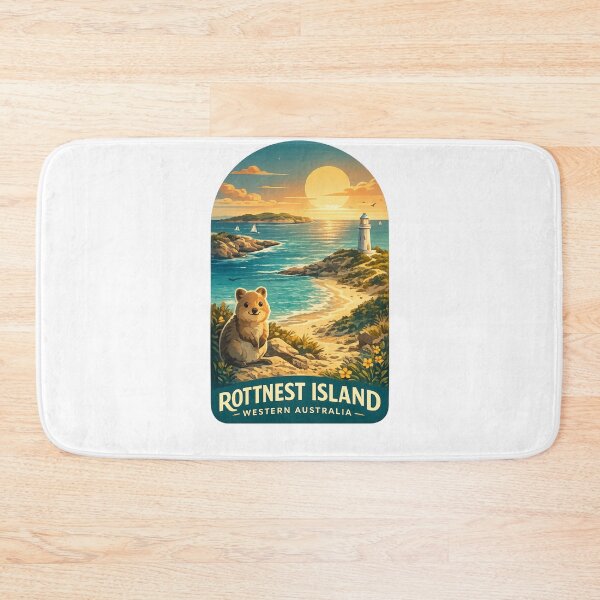 Item preview, Rottnest Island Western Australia Wadjemup Indian Ocean Bathurst Lighthouse Thomson Bay designed and sold by Aryabek.