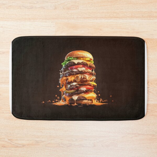Item preview, Gourmet Mega Cheese Burger Tower designed and sold by Christian Weiss.