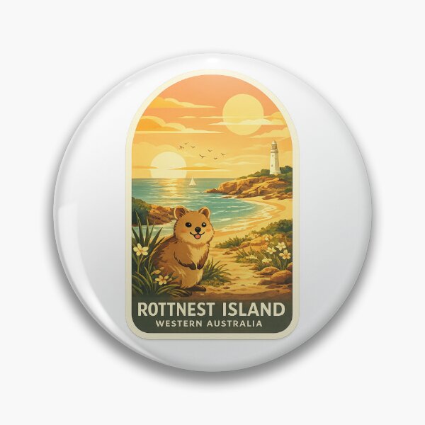 Item preview, Title: Rottnest Island Western Australia Wadjemup Bathurst Lighthouse Pinky Beach Indian Ocean designed and sold by Aryabek.