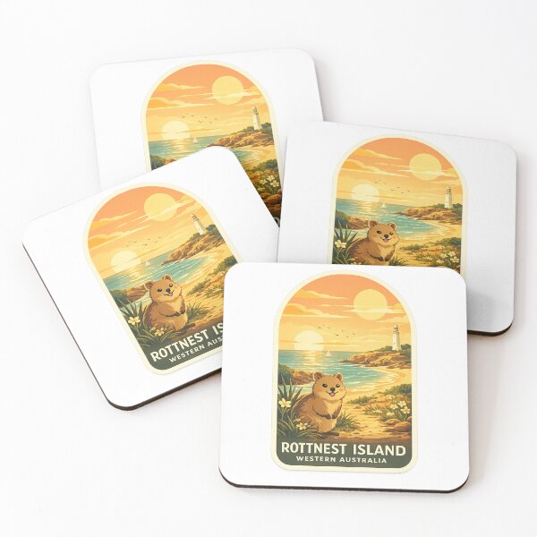 Item preview, Title: Rottnest Island Western Australia Wadjemup Bathurst Lighthouse Pinky Beach Indian Ocean designed and sold by Aryabek.