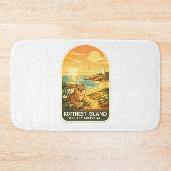 Item preview, Title: Rottnest Island Western Australia Wadjemup Bathurst Lighthouse Pinky Beach Indian Ocean designed and sold by Aryabek.