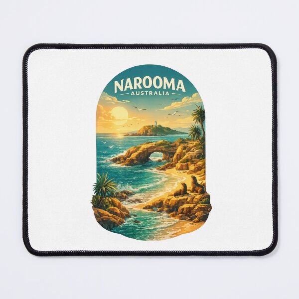 Item preview, Narooma New South Wales Australia Montague Island Glasshouse Rocks Bar Rock Pacific Coast designed and sold by Aryabek.